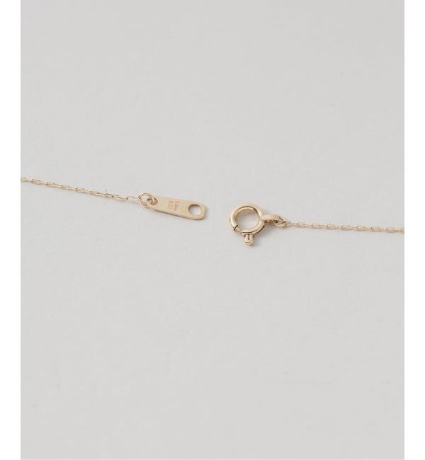 Lilas by Spick&Span「ブラックダイヤローズカットネックレス K10」|ネックレス|