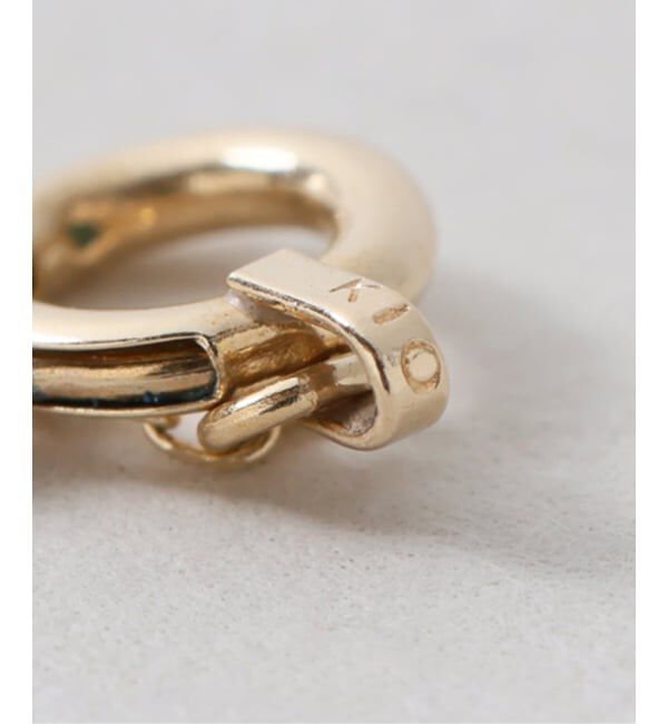 Lilas by Spick&Span「ブラックダイヤローズカットネックレス K10」|ネックレス|