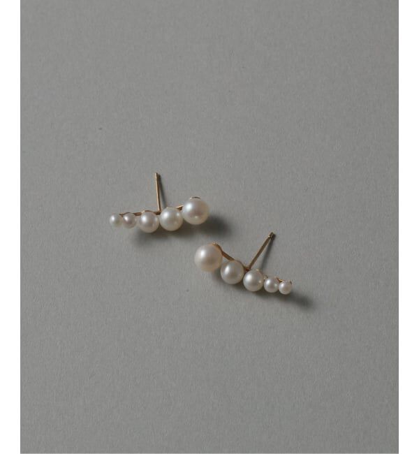 Lilas by Spick&Span「《WEB限定》5ピースグラデーションパールピアス K10（両耳）」|ピアス|