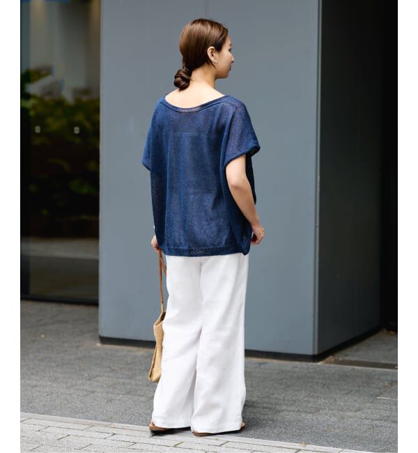FRAMeWORK「LINEN EASY パンツ」|スラックス|