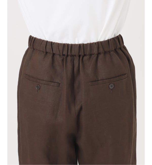 FRAMeWORK「LINEN EASY パンツ」|スラックス|