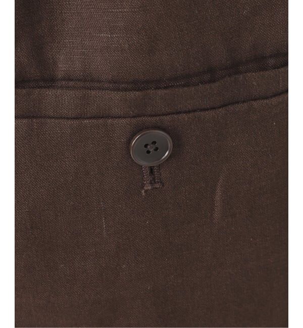 FRAMeWORK「LINEN EASY パンツ」|スラックス|