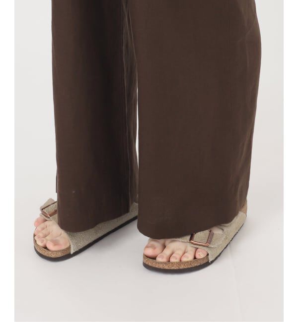 FRAMeWORK「LINEN EASY パンツ」|スラックス|