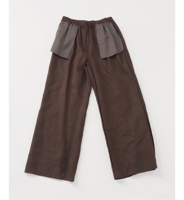 FRAMeWORK「LINEN EASY パンツ」|スラックス|