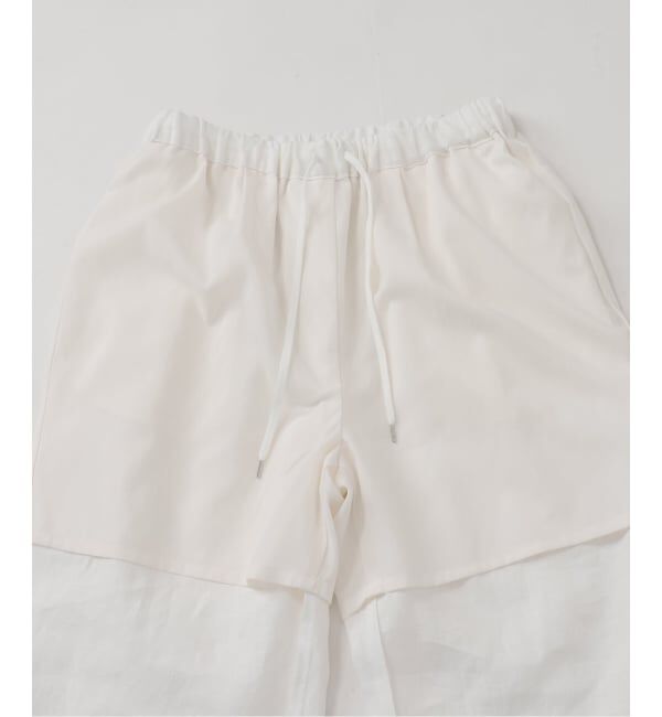 FRAMeWORK「LINEN EASY パンツ」|スラックス|