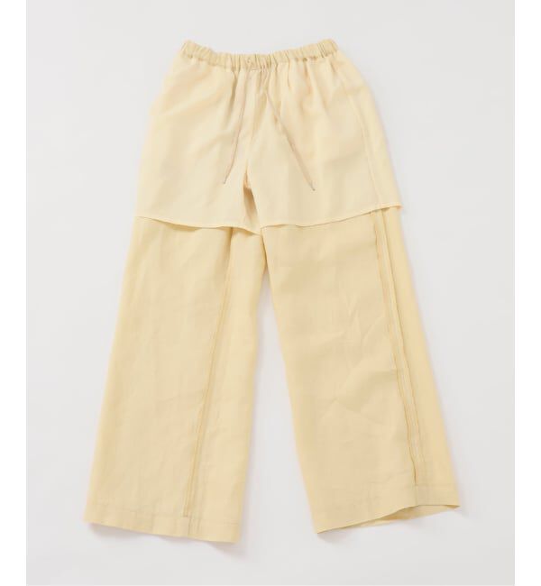 FRAMeWORK「LINEN EASY パンツ」|スラックス|