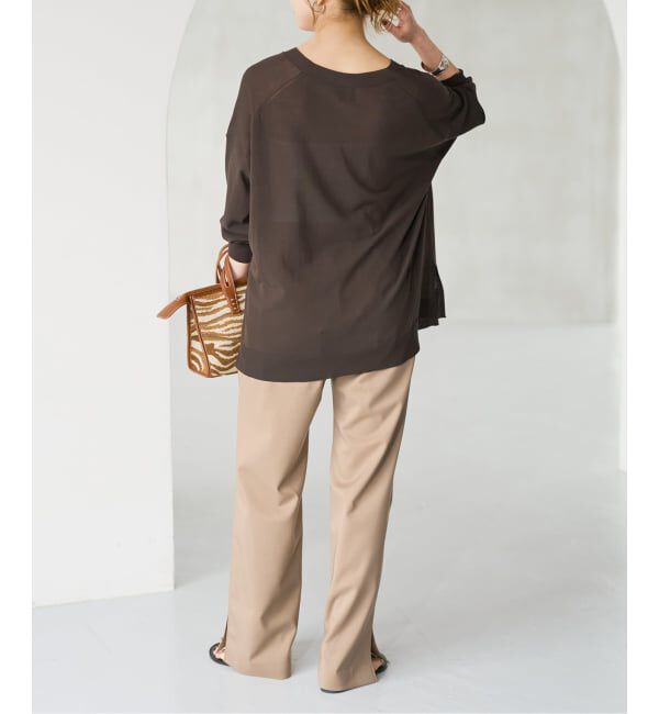 Spick and Span「《一部WEB限定 / 追加》ICE FINE Vネックカーディガン」|カーディガン|
