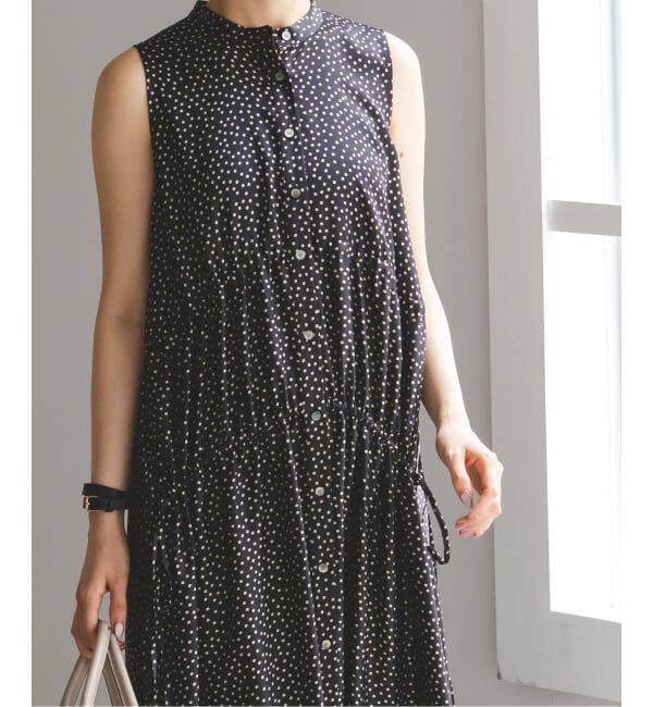 NOBLE「《WEB・一部店舗限定追加》ドットサッカードロストワンピース」|ワンピース|