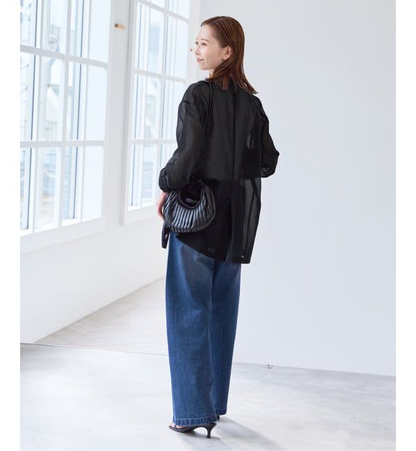U by SPICK&SPAN「《追加2》シアーオーバージャケット」|テーラードジャケット|