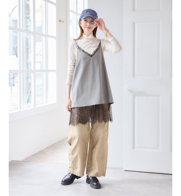 U by SPICK&SPAN「リバーシブルレースキャミソール」|キャミソール|