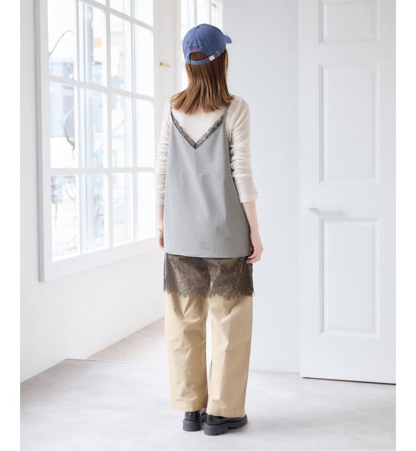 U by SPICK&SPAN「リバーシブルレースキャミソール」|キャミソール|