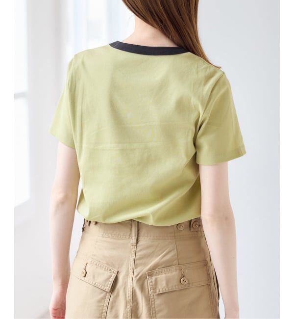 U by SPICK&SPAN「《接触冷感》フライスUネックハーフスリーブT」|Tシャツ・カットソー|