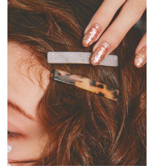  「《WEB限定》Le decore/ ル デコレ starry hair pin set」|その他|グレーA
