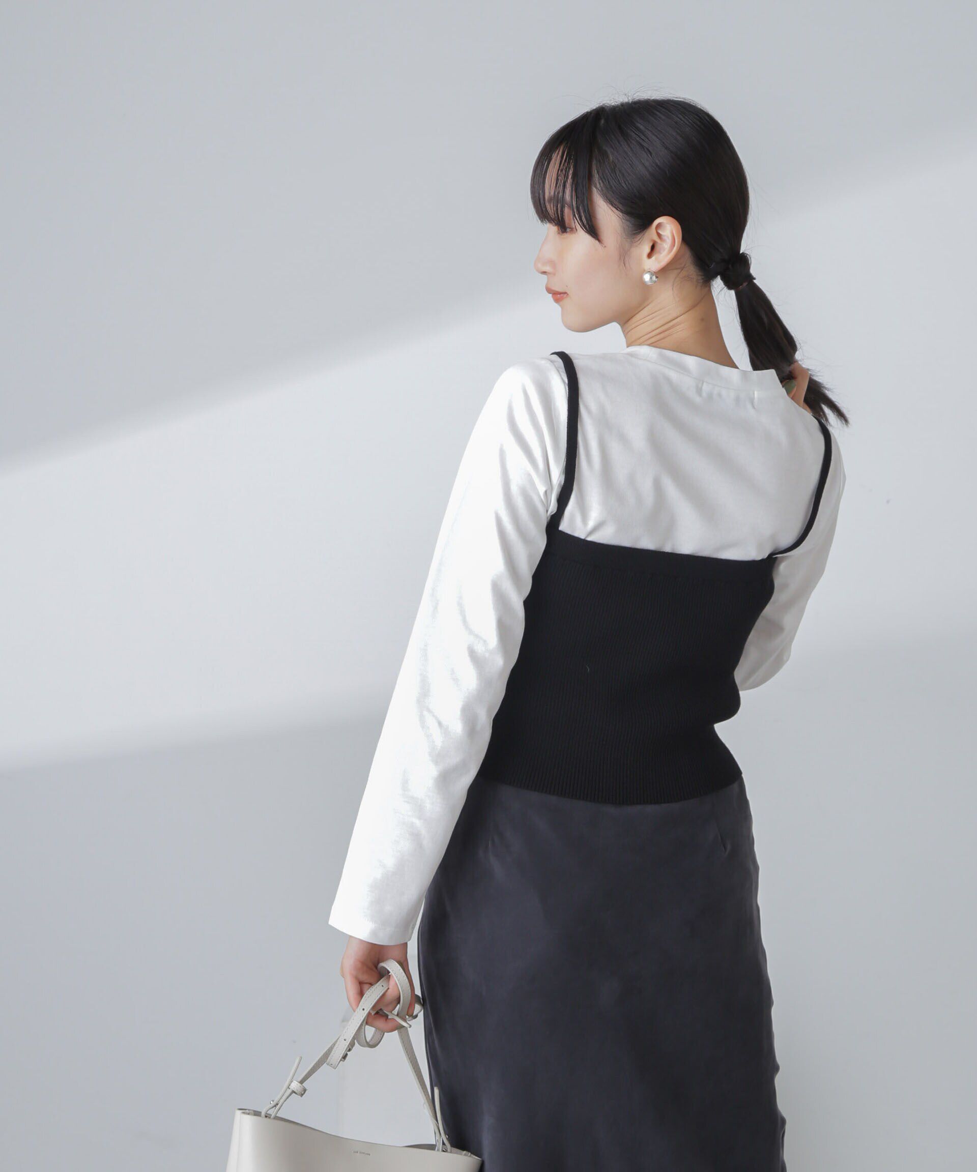 nano･universe「3WAYニットビスチェセットTee」|Tシャツ・カットソー|
