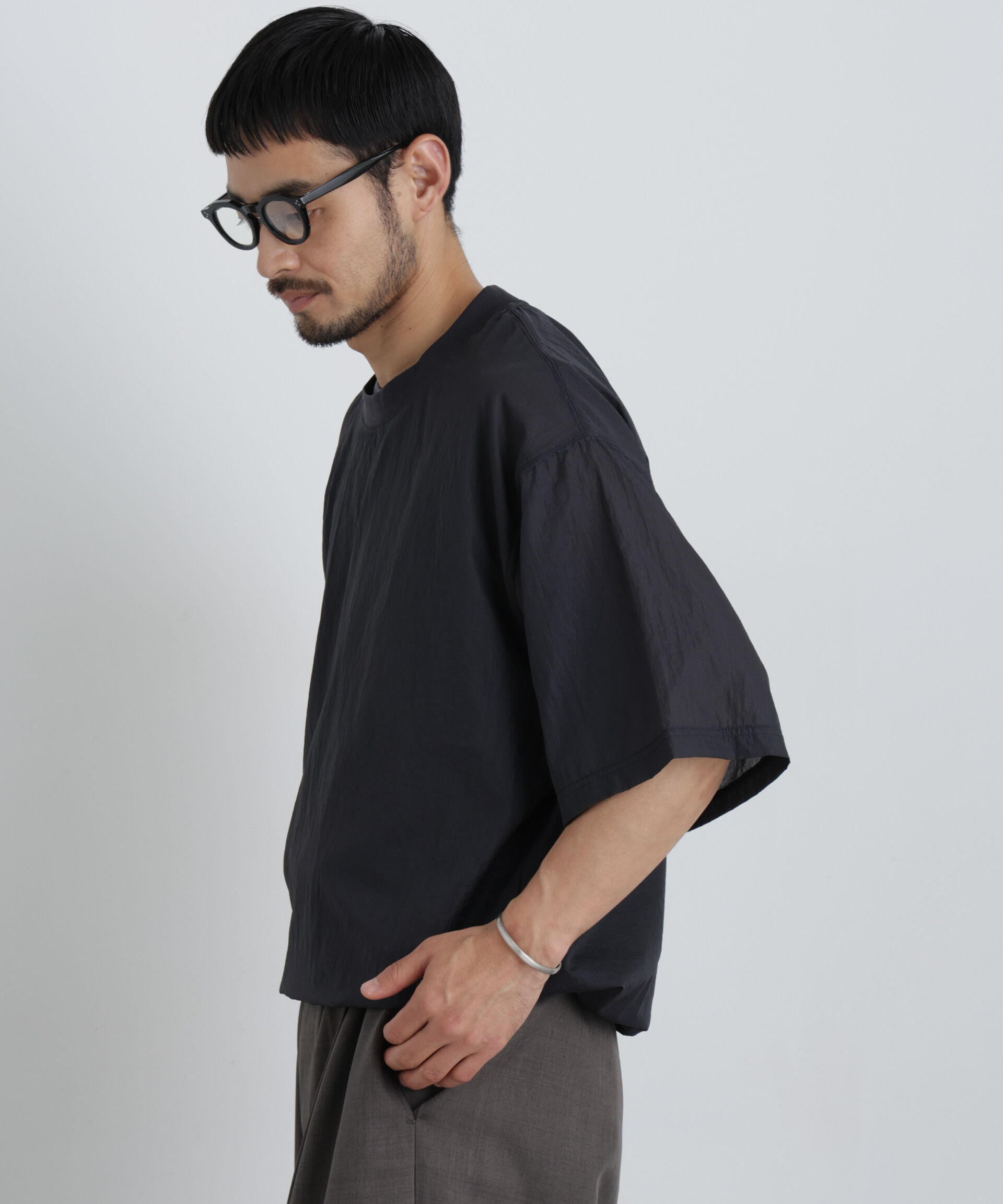 nano･universe「HRAFTeX(R)プルーオーバー 半袖」|Tシャツ・カットソー|