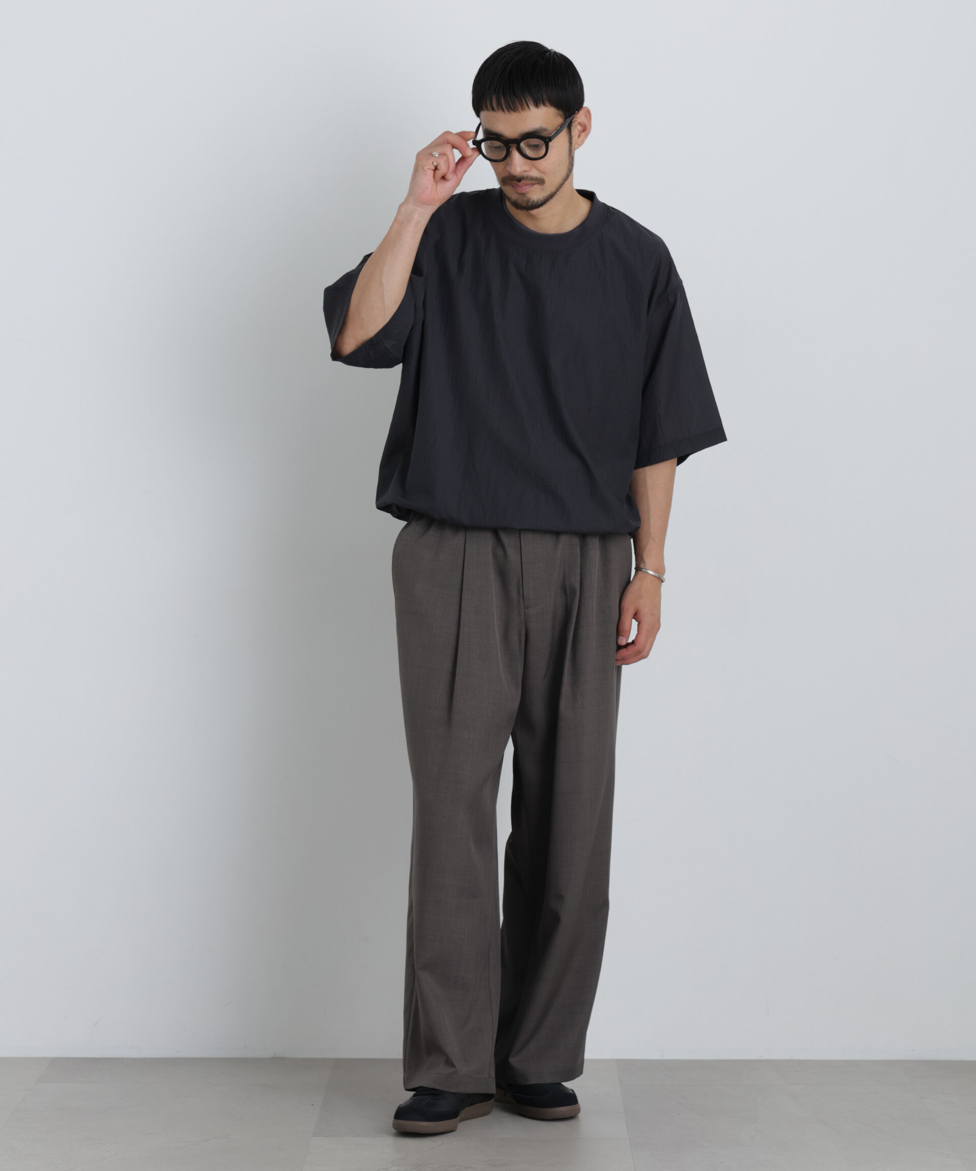 nano･universe「HRAFTeX(R)プルーオーバー 半袖」|Tシャツ・カットソー|