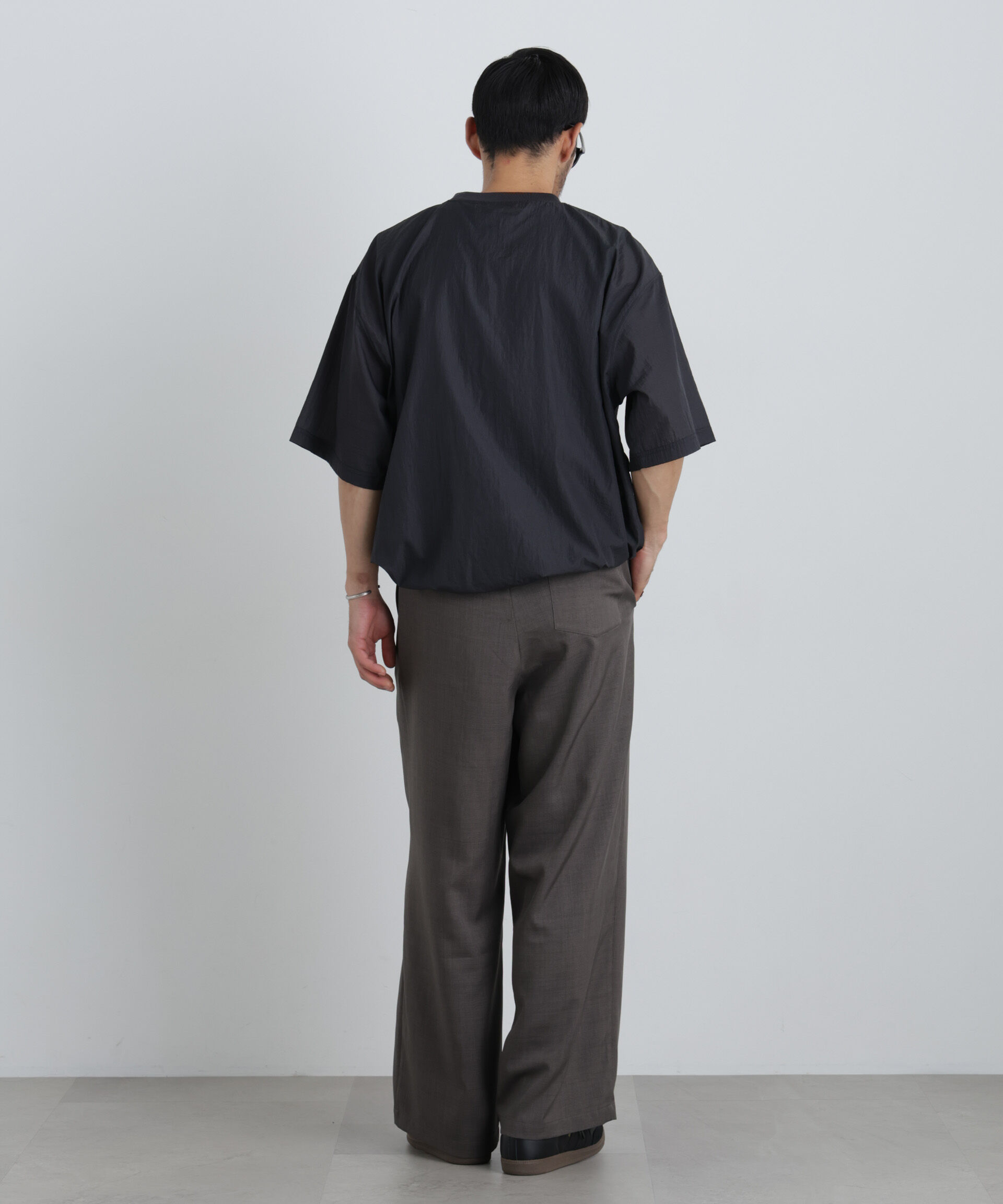 nano･universe「HRAFTeX(R)プルーオーバー 半袖」|Tシャツ・カットソー|