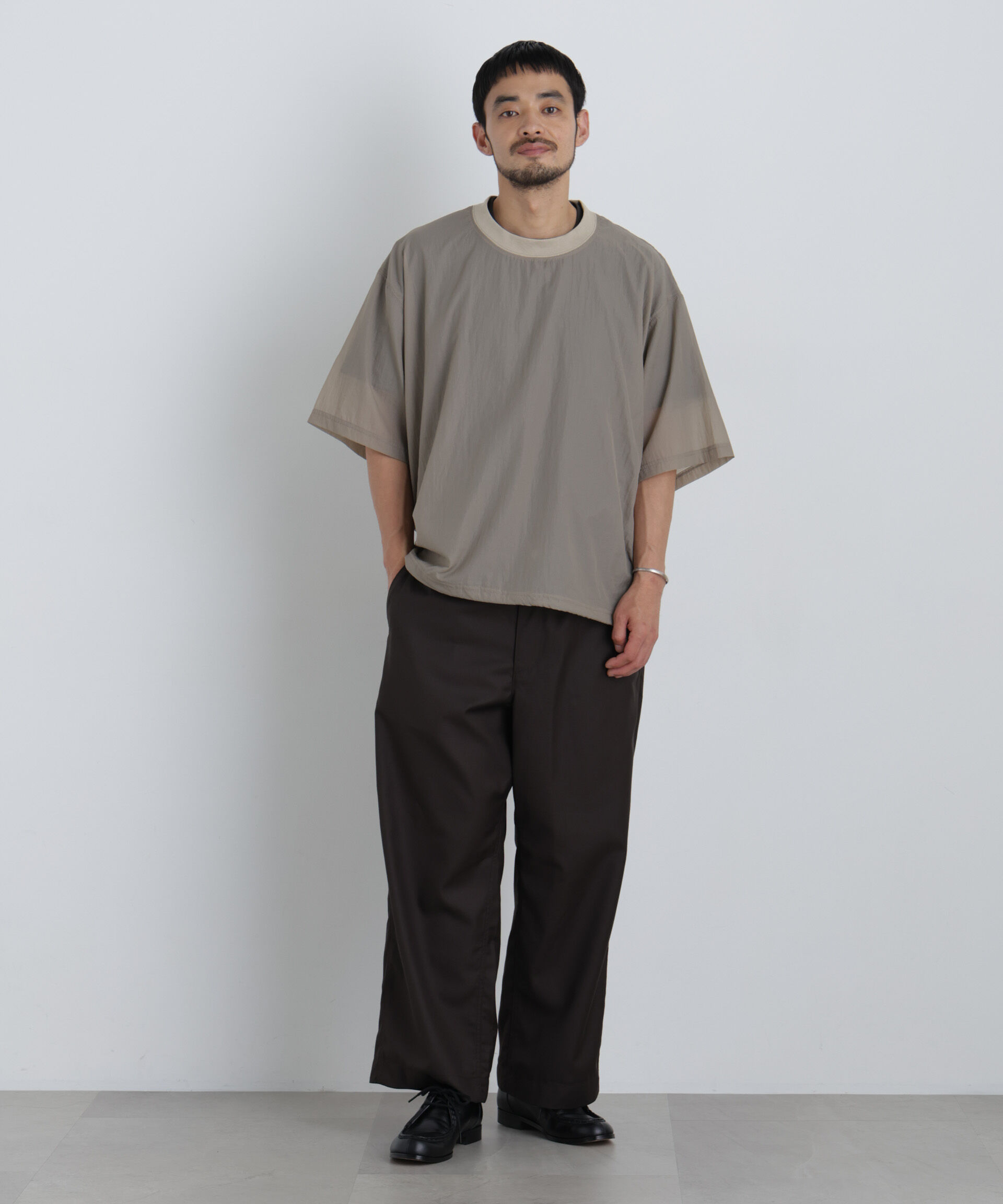 nano･universe「HRAFTeX(R)プルーオーバー 半袖」|Tシャツ・カットソー|