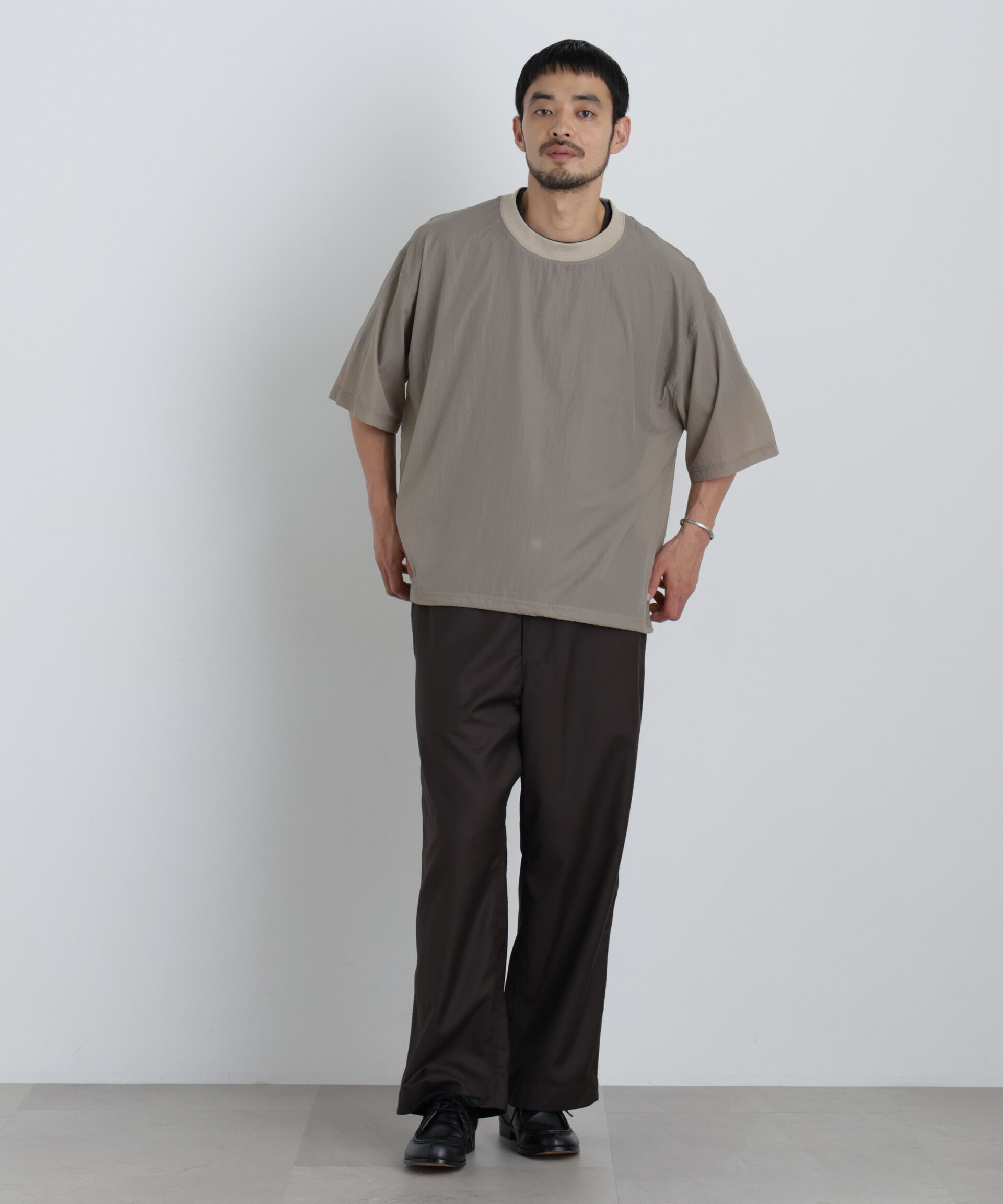 nano･universe「HRAFTeX(R)プルーオーバー 半袖」|Tシャツ・カットソー|