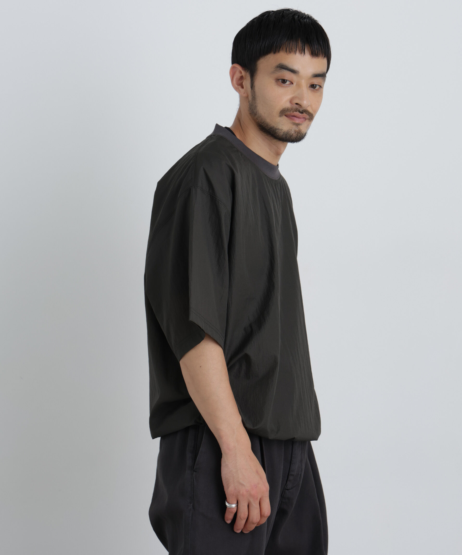nano･universe「HRAFTeX(R)プルーオーバー 半袖」|Tシャツ・カットソー|