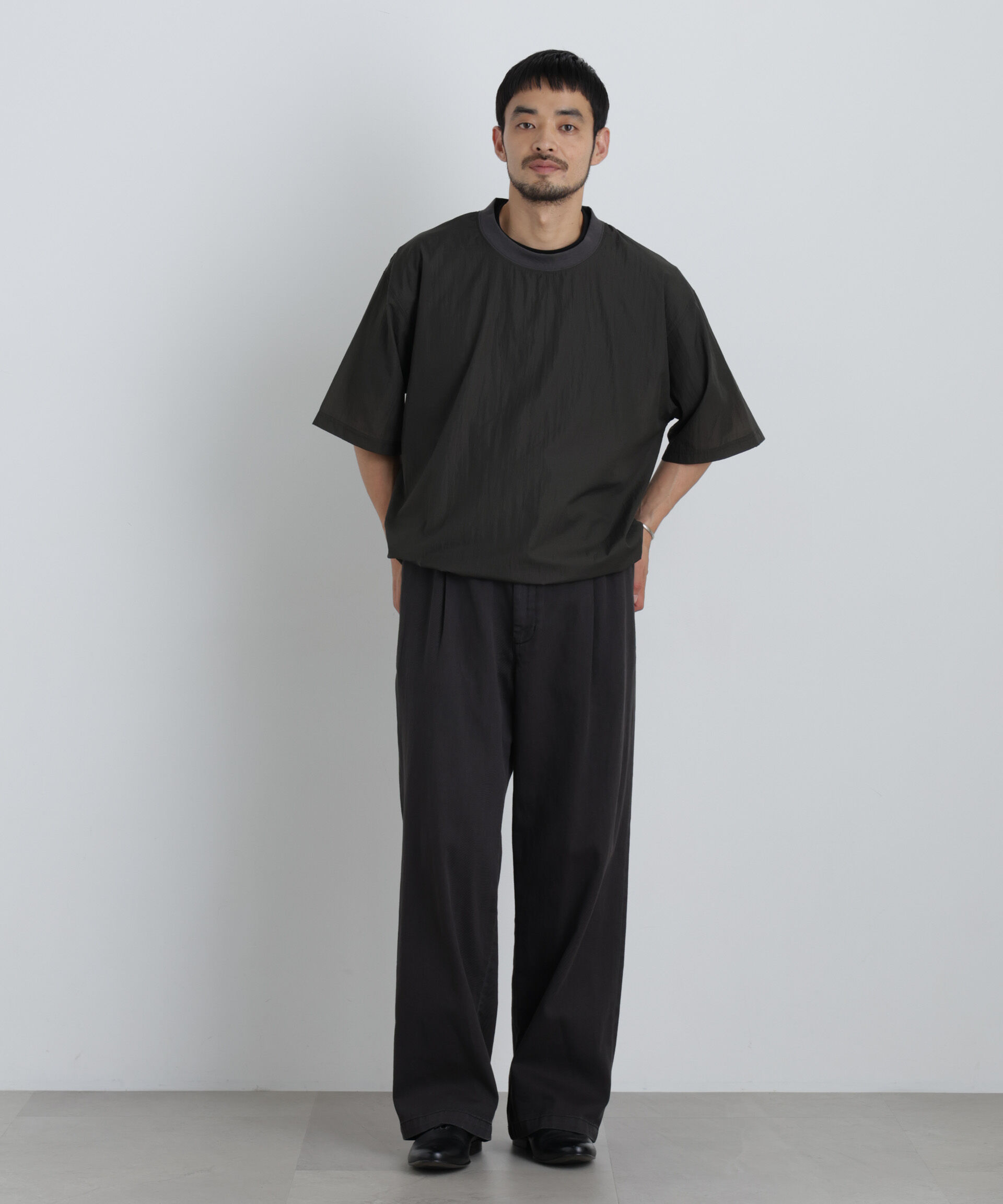 nano･universe「HRAFTeX(R)プルーオーバー 半袖」|Tシャツ・カットソー|