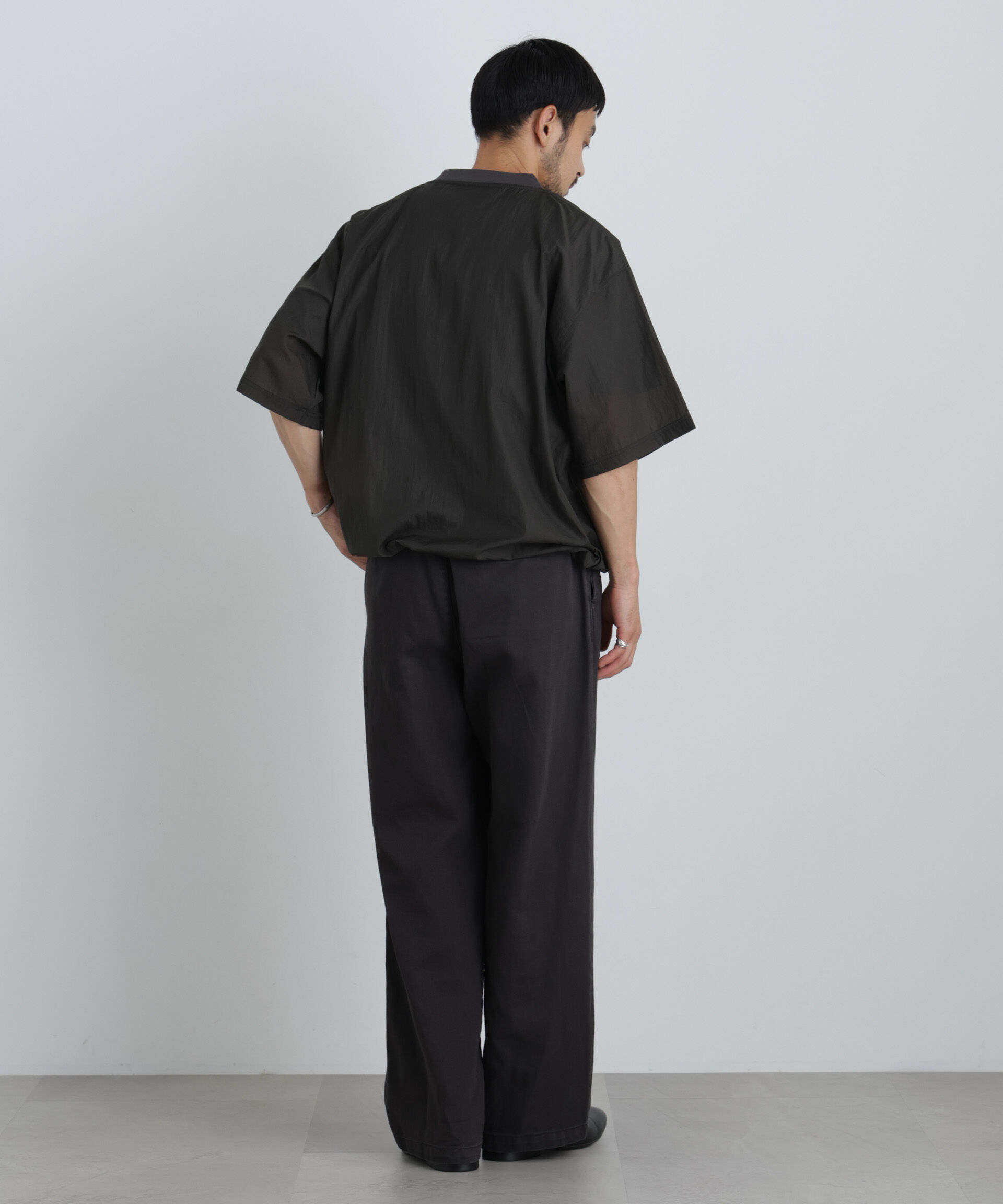 nano･universe「HRAFTeX(R)プルーオーバー 半袖」|Tシャツ・カットソー|