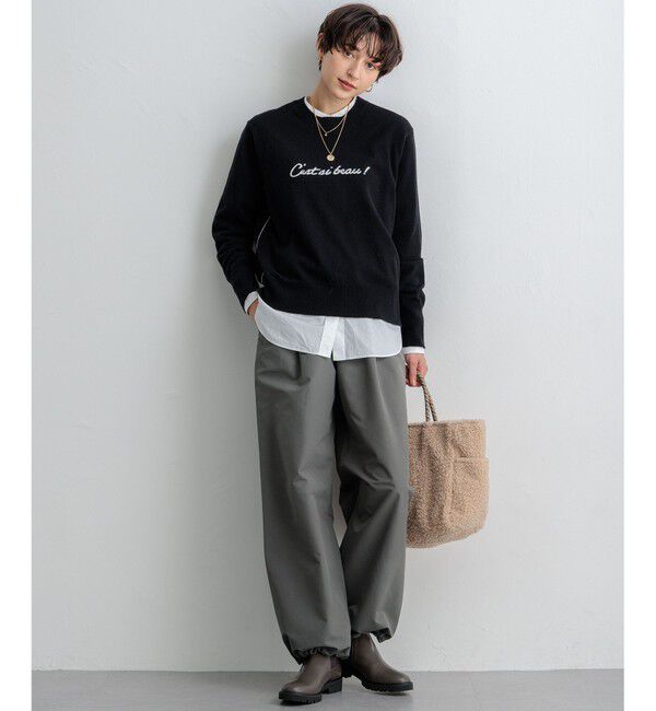 23区「【洗える】CANCLINI バンドカラー シャツ」|シャツ・ブラウス|