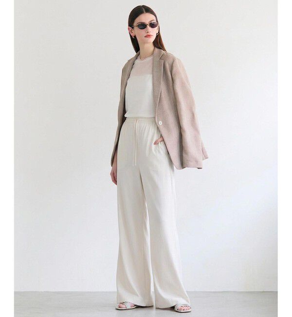 BEIGE,「【ロングセラー】MELLE / ハイストレッチイージーパンツ」|その他|
