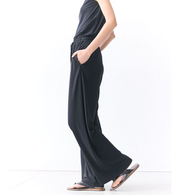 BEIGE,「【ロングセラー】MELLE / ハイストレッチイージーパンツ」|その他|Black