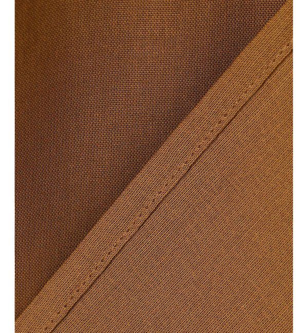 BEIGE,「【洗える】BAC / コットンバックボウタイノースリーブブラウス」|シャツ・ブラウス|