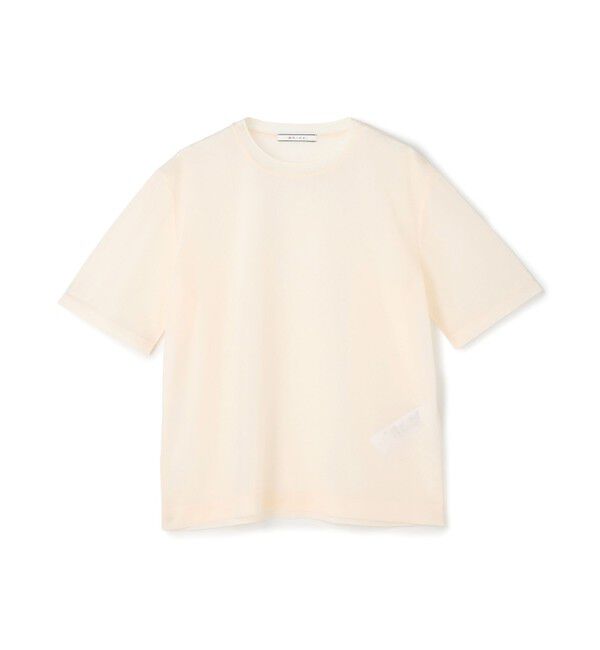 BEIGE,「SELEN / リブコンビ シアーTシャツ」|Tシャツ・カットソー|