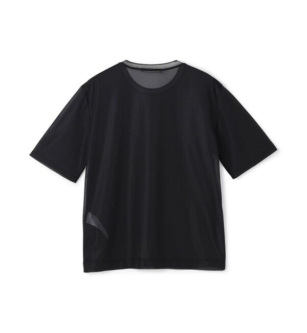 BEIGE,「SELEN / リブコンビ シアーTシャツ」|Tシャツ・カットソー|