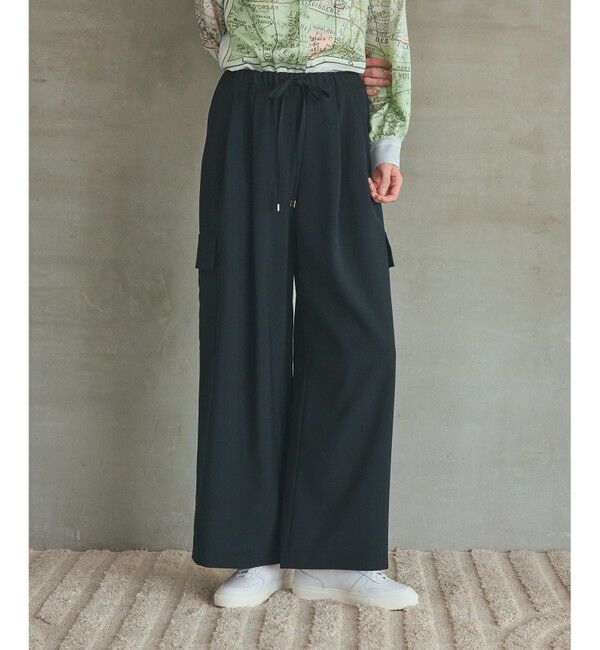 Grace Class「ワイドイージーカーゴパンツ」|カーゴ|ブラック