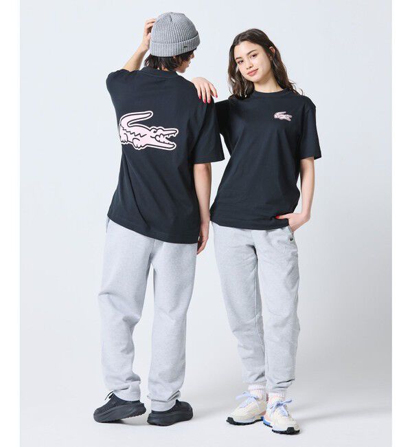 LACOSTE「【オンライン限定】LACOSTE オーバーサイズ バック プリント Tシャツ」|Tシャツ・カットソー|