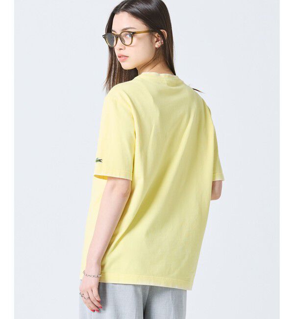 LACOSTE「ヴィンテージエフェクト ロゴTシャツ」|Tシャツ・カットソー|