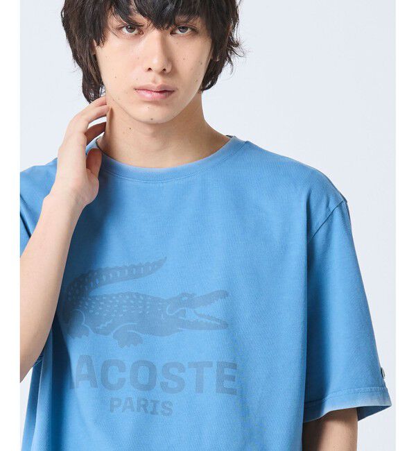 LACOSTE「ヴィンテージエフェクト ロゴTシャツ」|Tシャツ・カットソー|