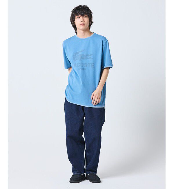 LACOSTE「ヴィンテージエフェクト ロゴTシャツ」|Tシャツ・カットソー|