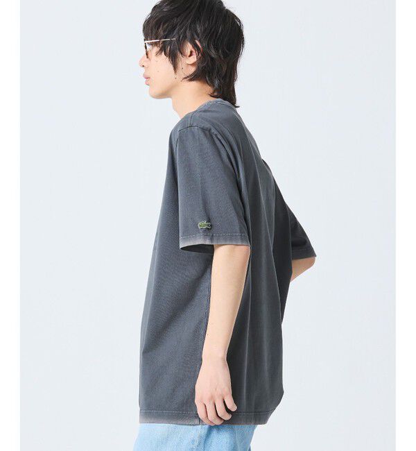 LACOSTE「ヴィンテージエフェクト ロゴTシャツ」|Tシャツ・カットソー|