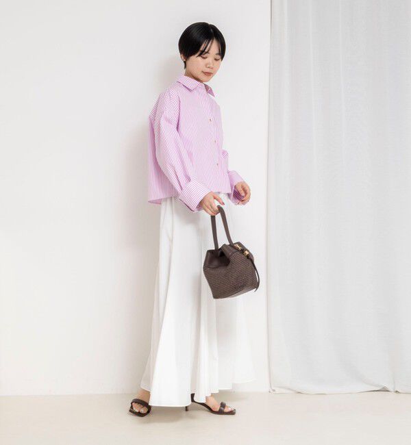 NOLLEY'S「【WEB限定】ウォッシャブルヴィンテージタフタマチ入りマキシスカート」|スカート|