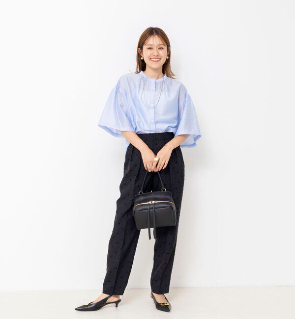 NOLLEY'S「【BECシリーズ】ウォッシャブル袖2ＷAYシアーブラウス」|シャツ・ブラウス|