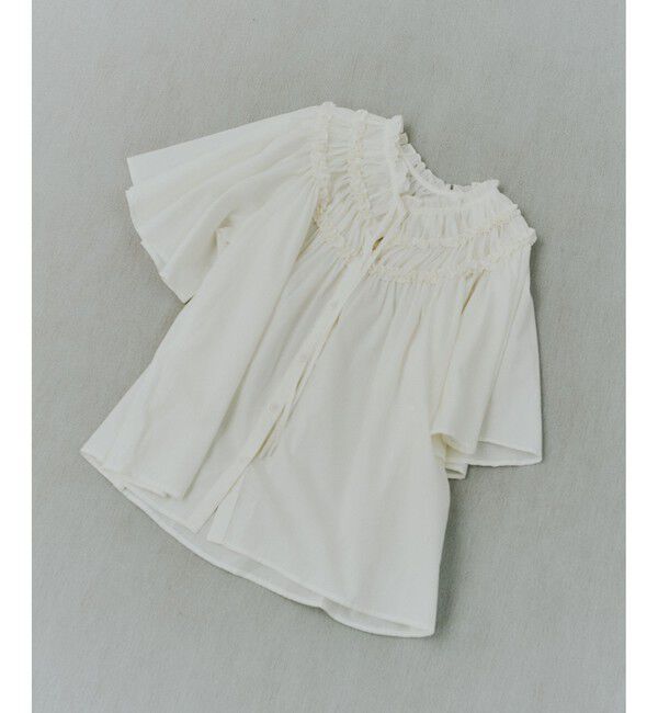 SALON adam et rope'「【crinkle crinkle crinkle】別注コットンブラウス」|シャツ・ブラウス|