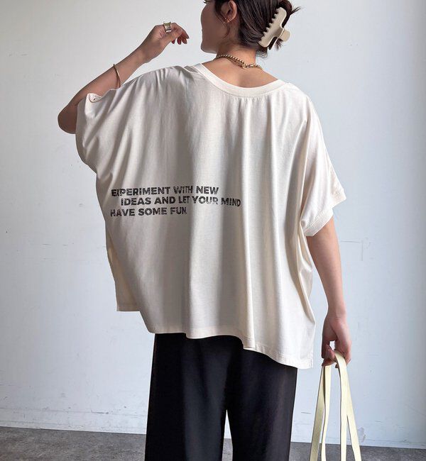  「【WEB限定】2WAYポンチョロゴTEE」|Tシャツ・カットソー|