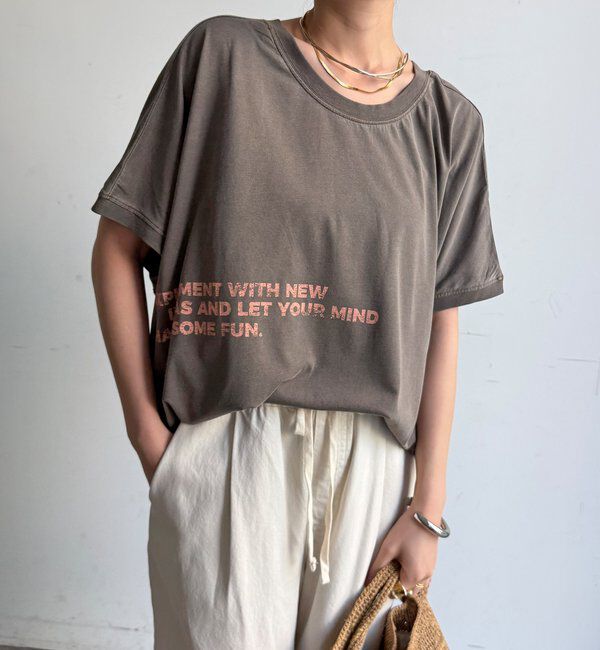  「【WEB限定】2WAYポンチョロゴTEE」|Tシャツ・カットソー|