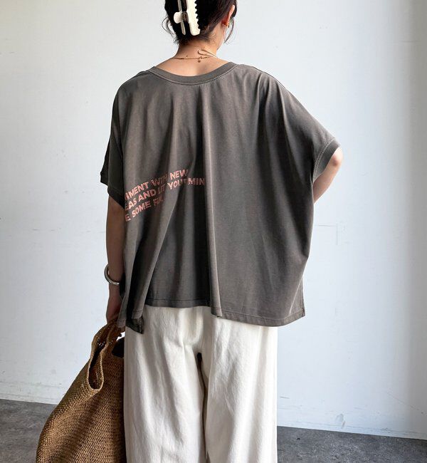 「【WEB限定】2WAYポンチョロゴTEE」|Tシャツ・カットソー|