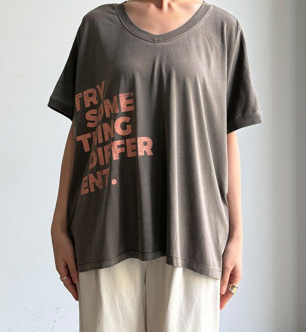  「【WEB限定】2WAYポンチョロゴTEE」|Tシャツ・カットソー|