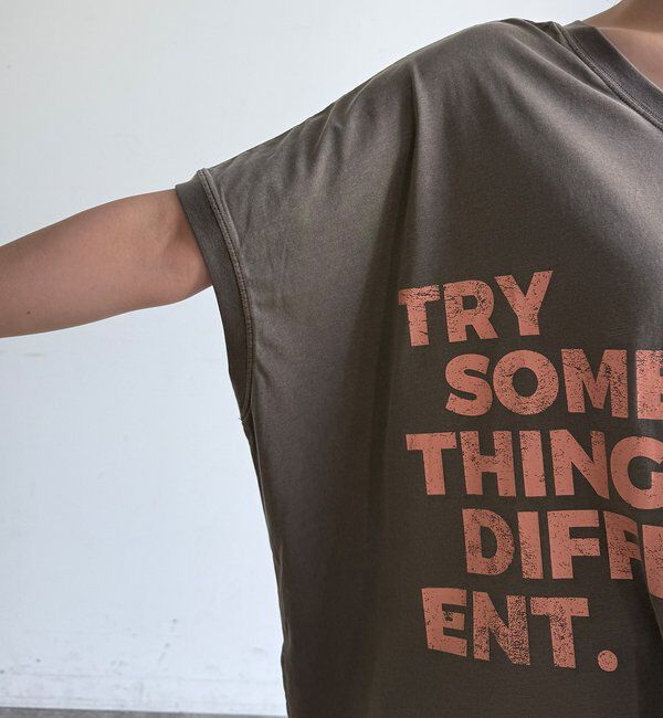  「【WEB限定】2WAYポンチョロゴTEE」|Tシャツ・カットソー|