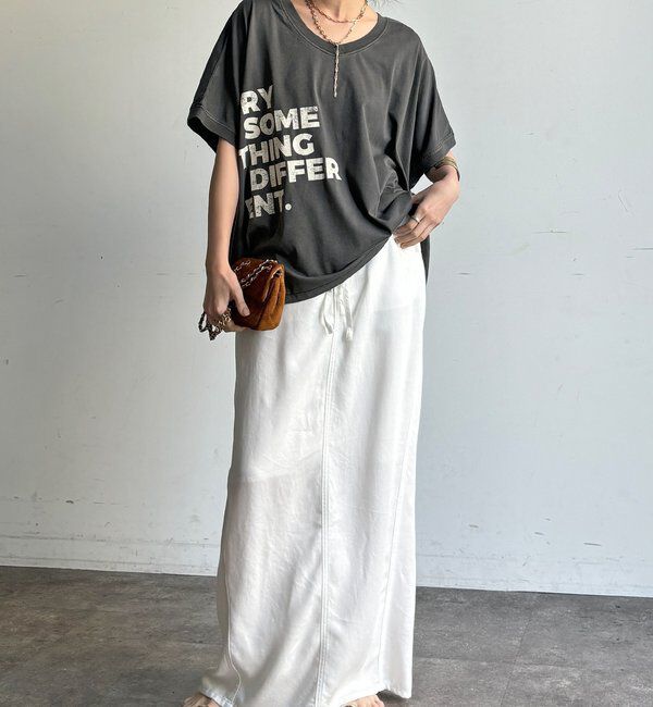  「【WEB限定】2WAYポンチョロゴTEE」|Tシャツ・カットソー|