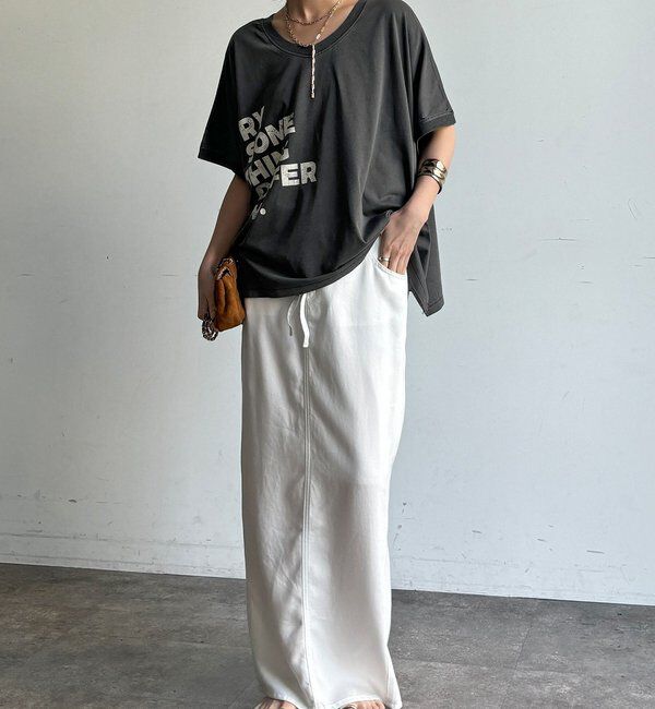  「【WEB限定】2WAYポンチョロゴTEE」|Tシャツ・カットソー|