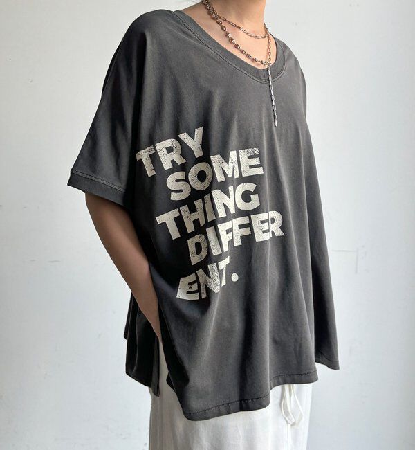  「【WEB限定】2WAYポンチョロゴTEE」|Tシャツ・カットソー|