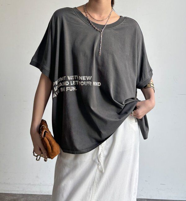  「【WEB限定】2WAYポンチョロゴTEE」|Tシャツ・カットソー|